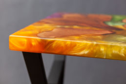 Epoxidový stôl so živicou z čerešňového dreva od Stolárstvo Domino