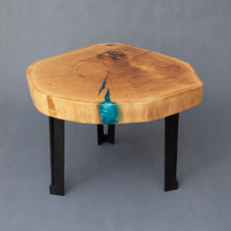 Epoxidový stôl so živicou z dubového dreva Stolárstvo Domino